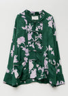 Shantoon Jacquard Rose Print China Jacket