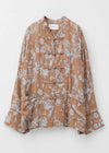 【10月上旬お届け予定】Rayon Jacquard Abstract Paisley Print China Jacket
