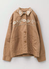 【8/5 10時発売】Cotton Linen Twill Embroidery Jacket