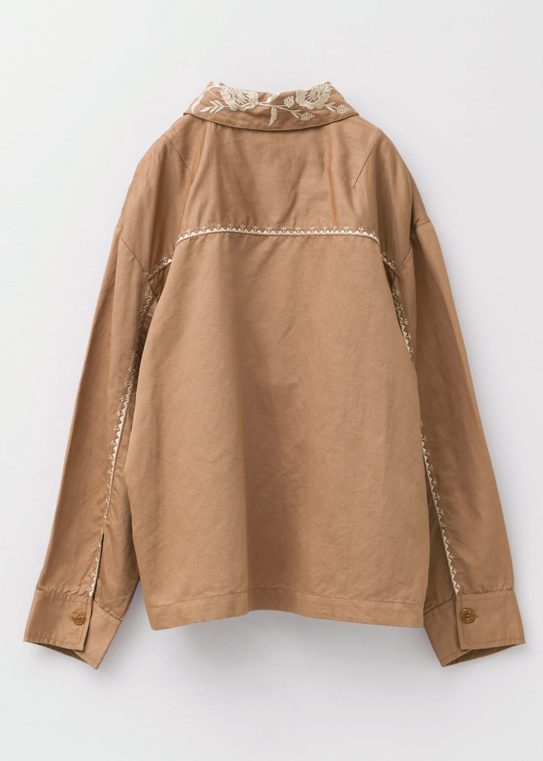 【8/5 10時発売】Cotton Linen Twill Embroidery Jacket