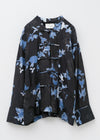 【10/7 10時発売】Rayon Jacquard Rose Print China Jacket