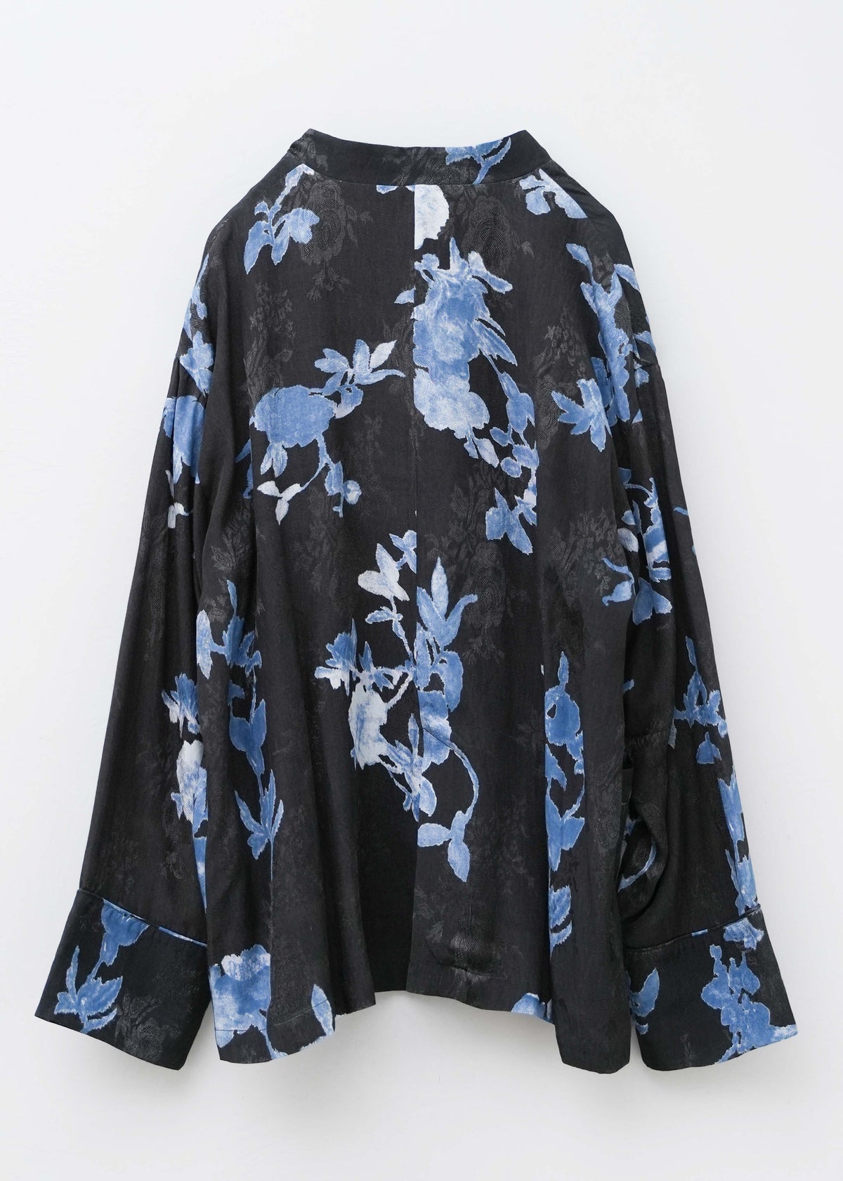 【10/7 10時発売】Rayon Jacquard Rose Print China Jacket
