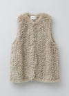 【11月中旬お届け予定】Pile Shaggy Fur Gilet