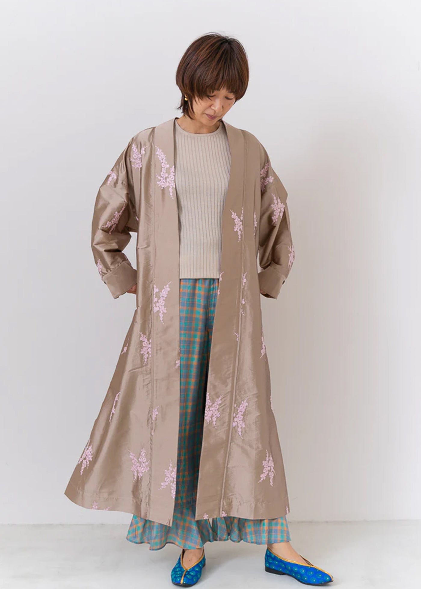 Flower Embroidery Coat