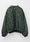 【10月中旬お届け予定】Wool Lurex Flower Jacquard Blouson