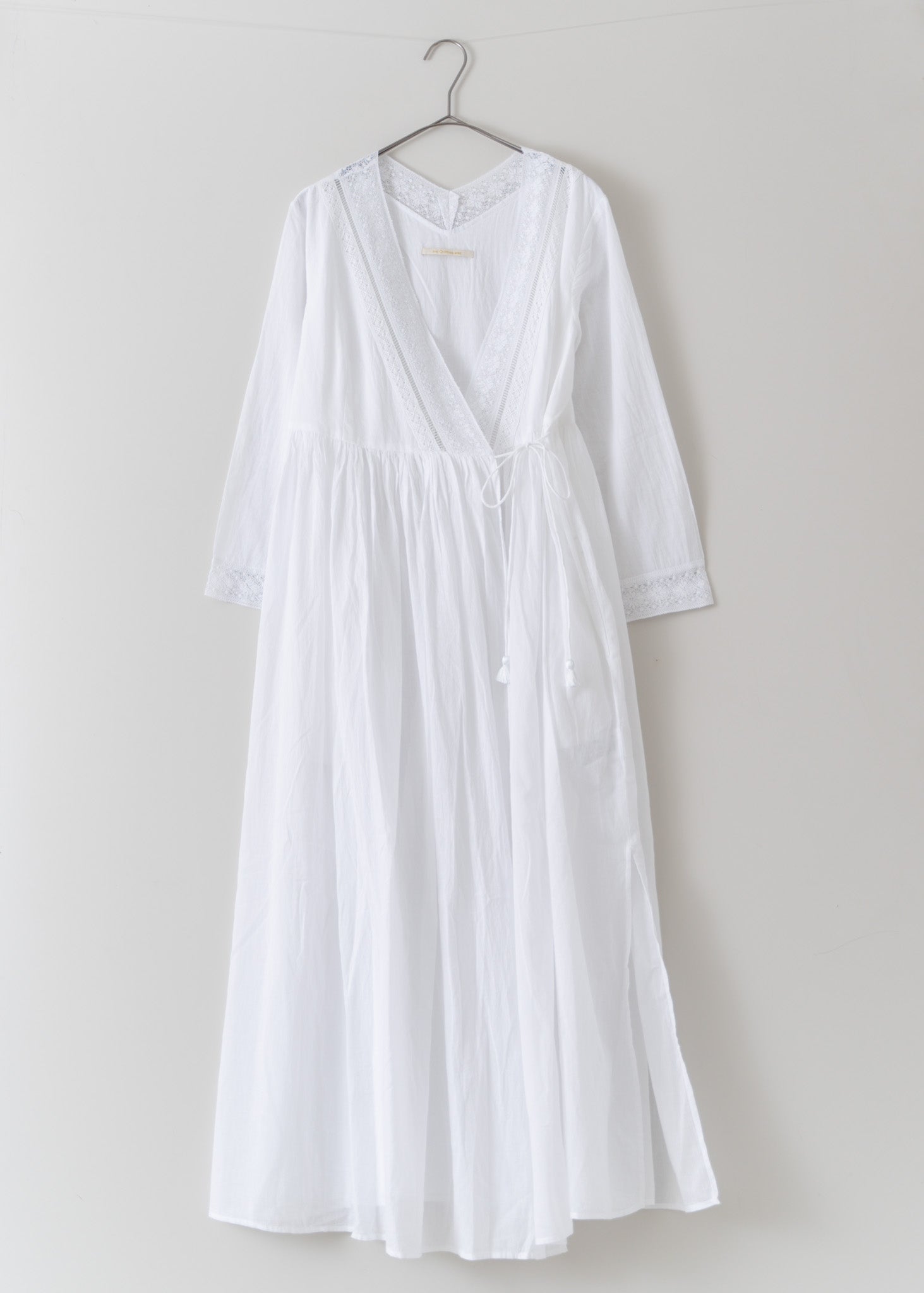 Cotton Voile Lace Gown