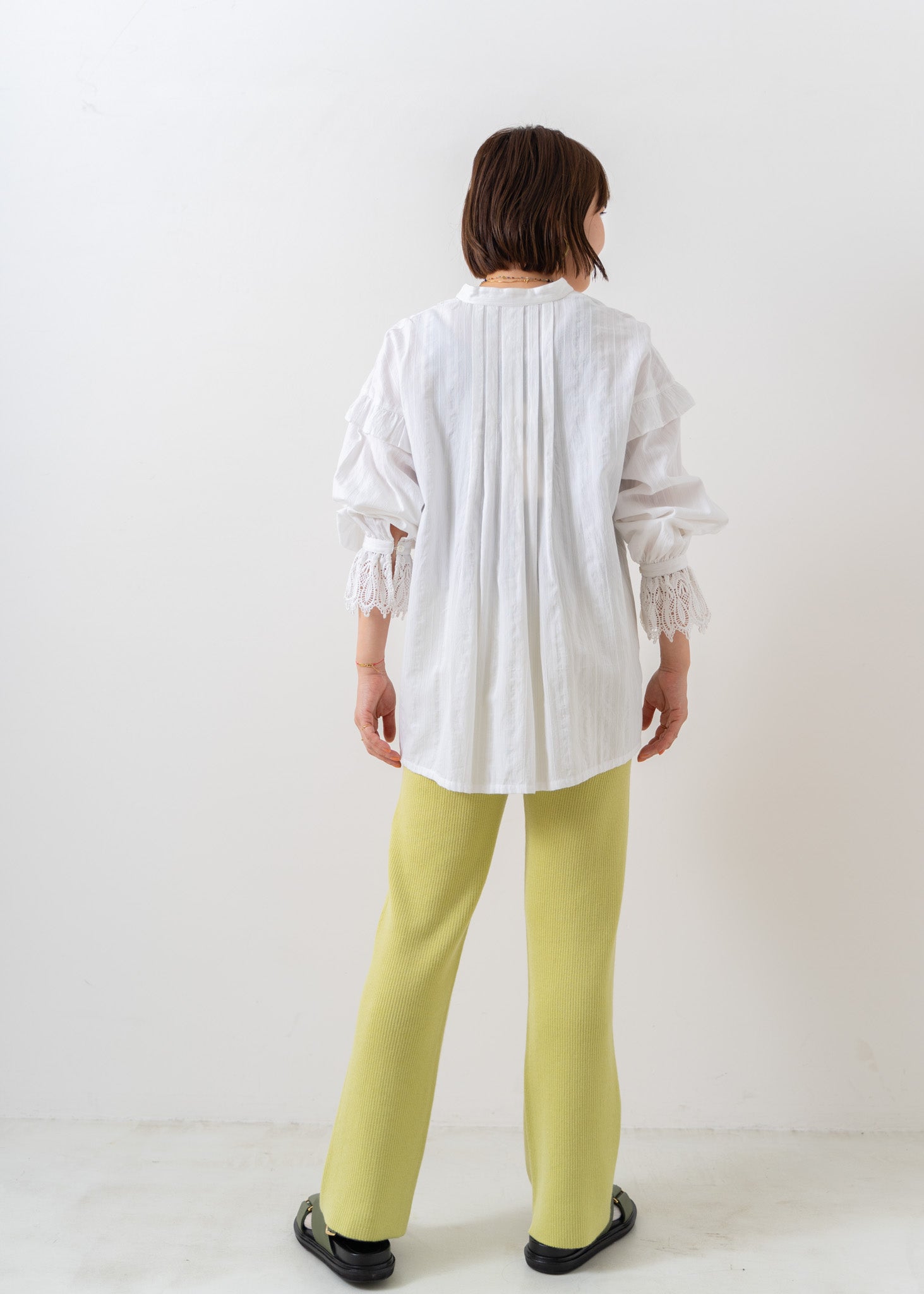 Wool Rib Pants | Pasand by ne Quittez pas | パサンドバイヌキテパ