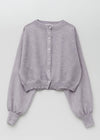 Ramie Mix Sheer Cardigan
