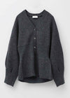 【9/10 10時発売】Wool Cashmere Lurex Knit Cardigan