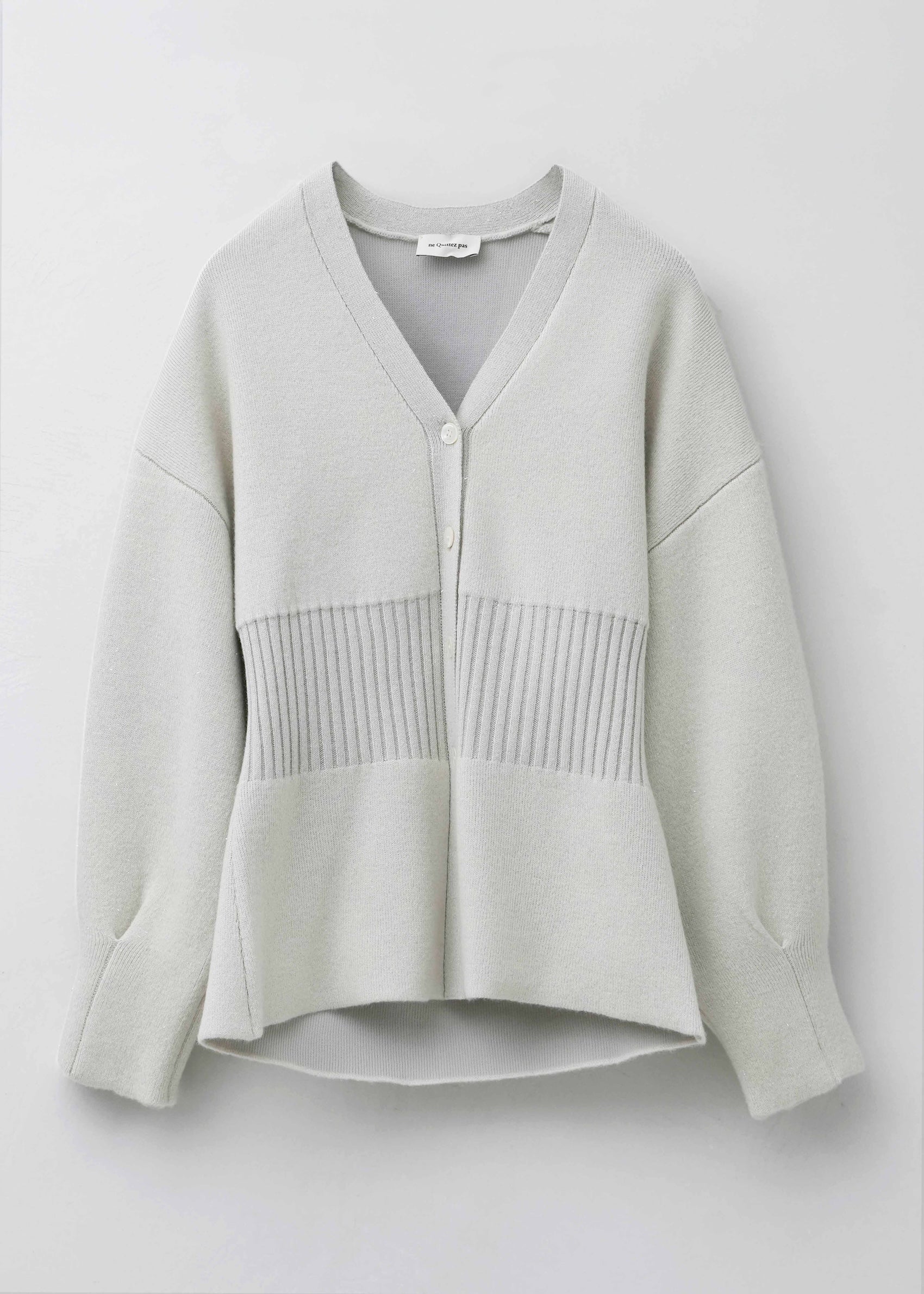 【9/10 10時発売】Wool Cashmere Lurex Knit Cardigan