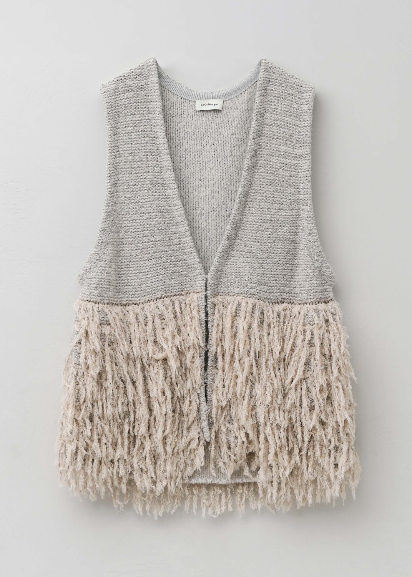 【8/5 10時発売】Wool Fringe Gilet