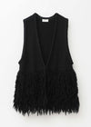 【8/5 10時発売】Wool Fringe Gilet