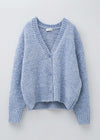 【10月中旬お届け予定】Mole Fur Lurex Knit Cardigan