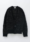【10月中旬お届け予定】Mole Fur Lurex Knit Cardigan