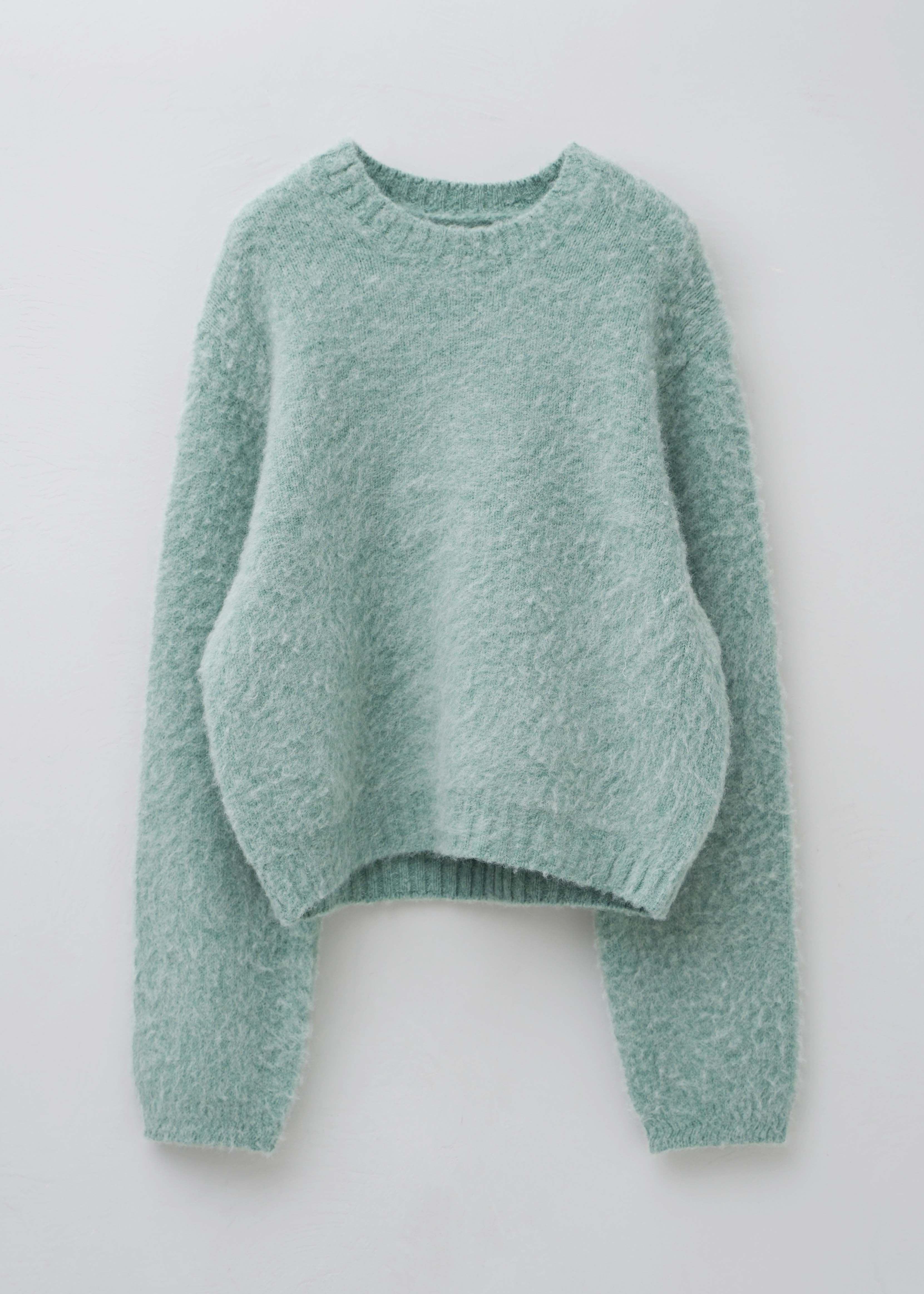 【10月中旬お届け予定】Yak Alpaca Shaggy Knit Pullover