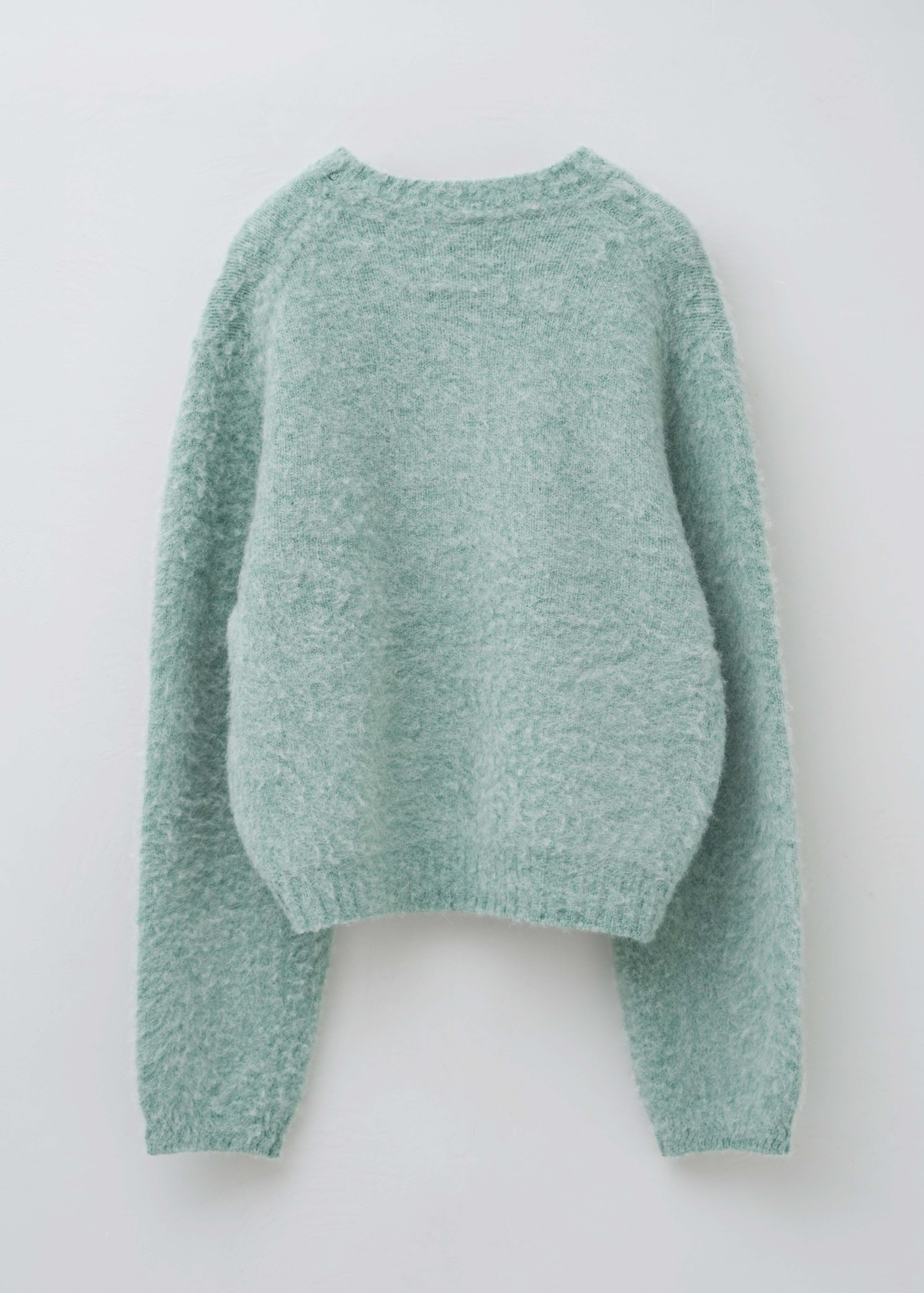 【10月中旬お届け予定】Yak Alpaca Shaggy Knit Pullover