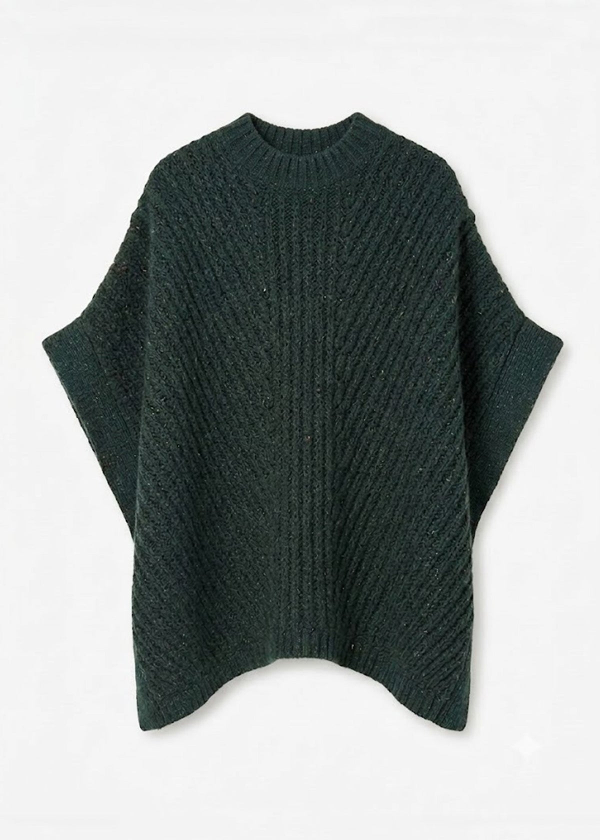 【10/21 10時発売】Alpaca Lurex Rib Knit Poncho