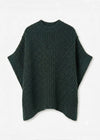【10月中旬お届け予定】Alpaca Lurex Rib Knit Poncho