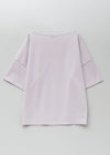 【6月上旬お届け予定】Ponte Boat Neck Half Sleeve Top