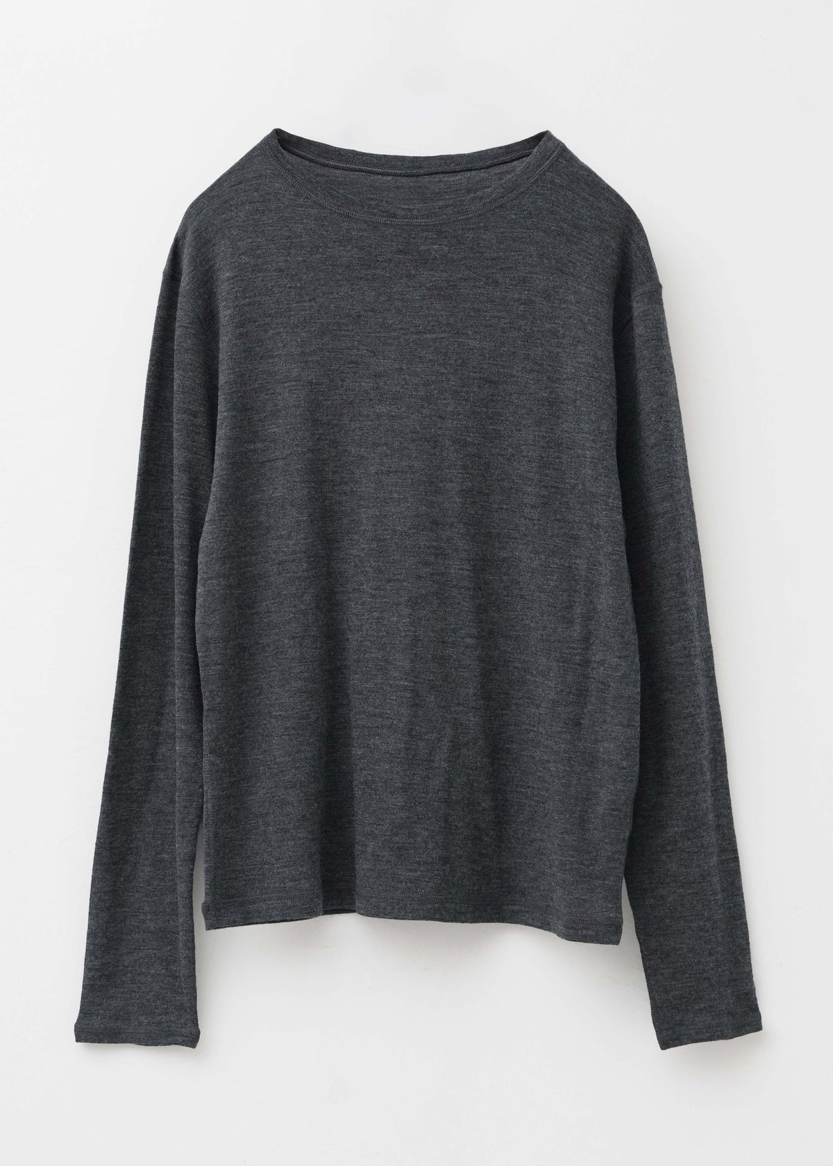 【9/24 10時発売】Wool Gauze Jersey Crew Neck Top