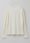 【9/24 10時発売】Wool Gauze Jersey Crew Neck Top