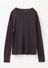 【9/24 10時発売】Wool Gauze Jersey Crew Neck Top