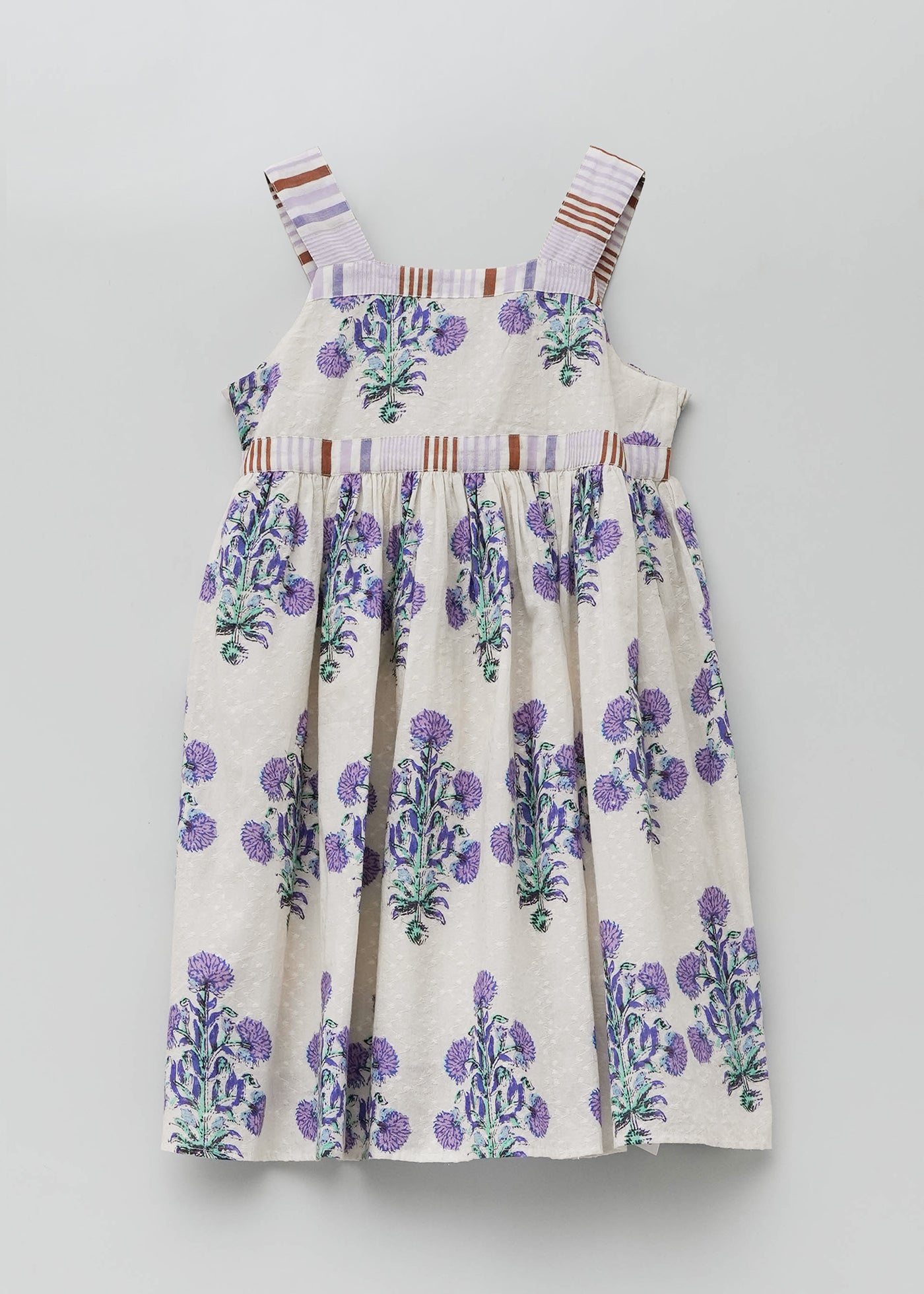 【8/5 10時発売】Cotton Jacquard Marigold Print Kids Dress