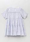 【5/27 10時発売】Kids Half Sleeve Foil Print Tiered Dress