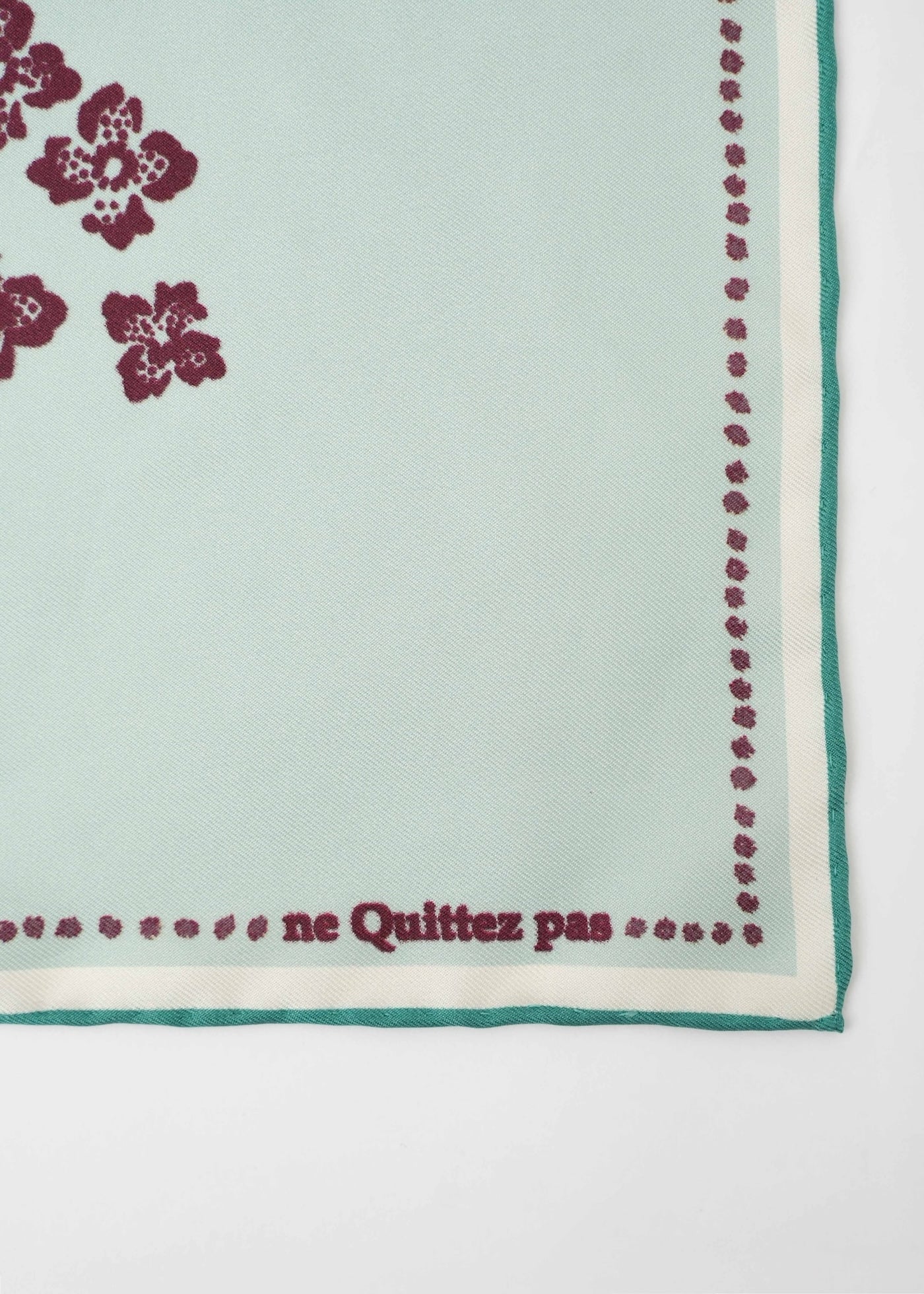【8/5 10時発売】Silk Patchwork Flower Print Scarf