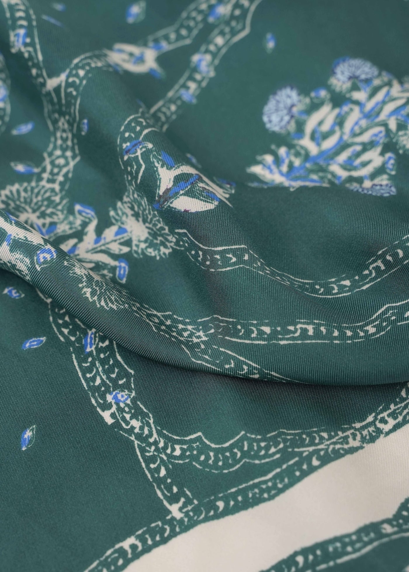 【8/5 10時発売】Silk Marigold Print Scarf