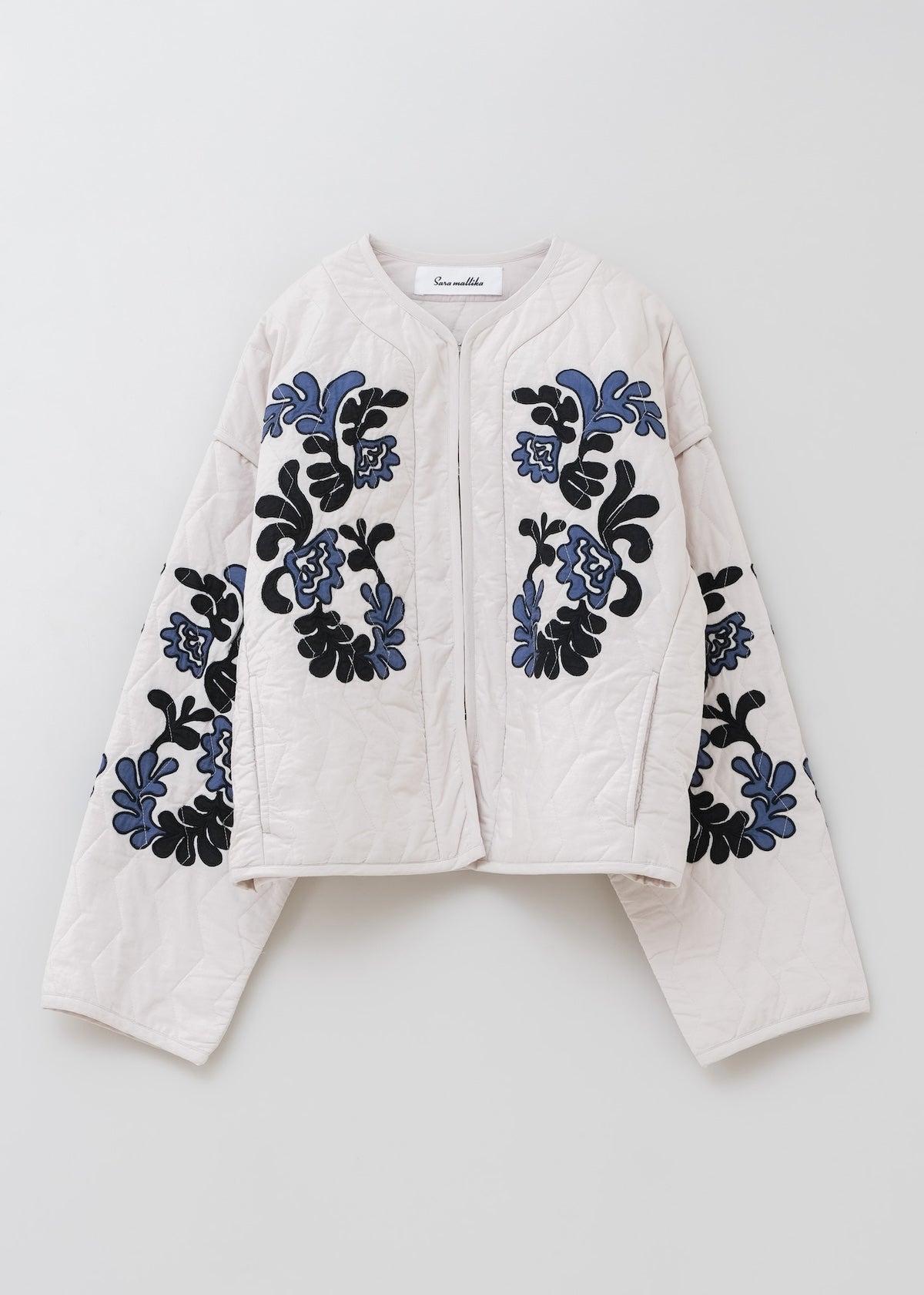 【1/22 10時発売】Cotton Linen Patchwork Embroidery Jacket