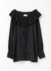 Cotton Scallop Collar Blouse