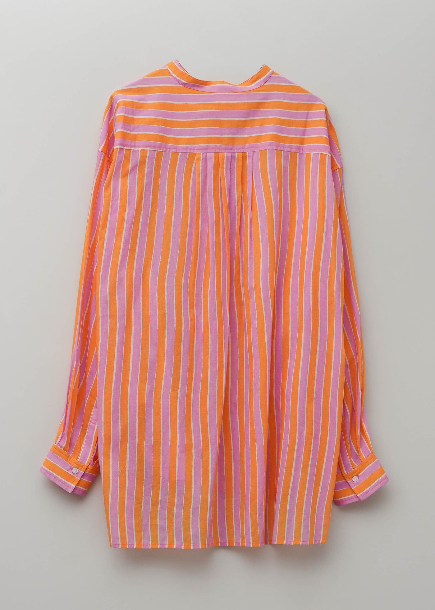 【5月上旬お届け予定】Cotton Wave Stripe Print Shirt