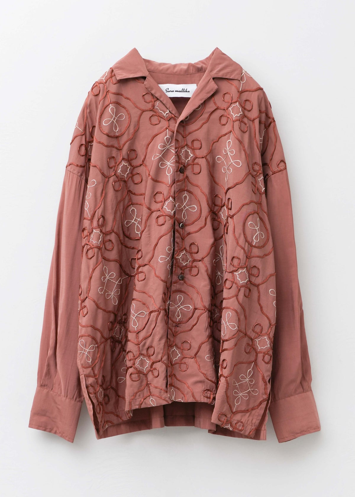 【9/24 10時発売】Satin Ribbon Embroidery Shirts
