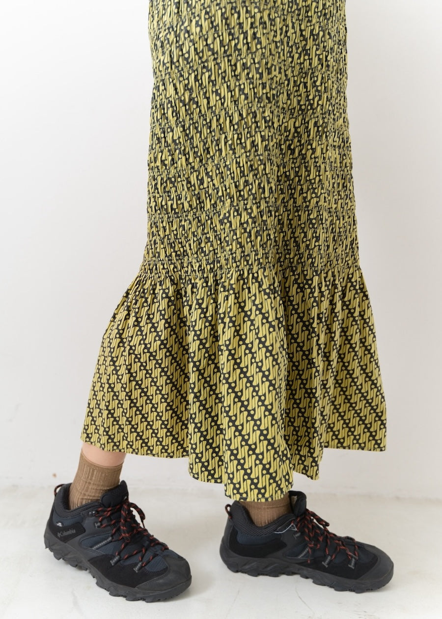 Geometric Pattern Shirring Tight Skirt | Pasand by ne Quittez pas ...