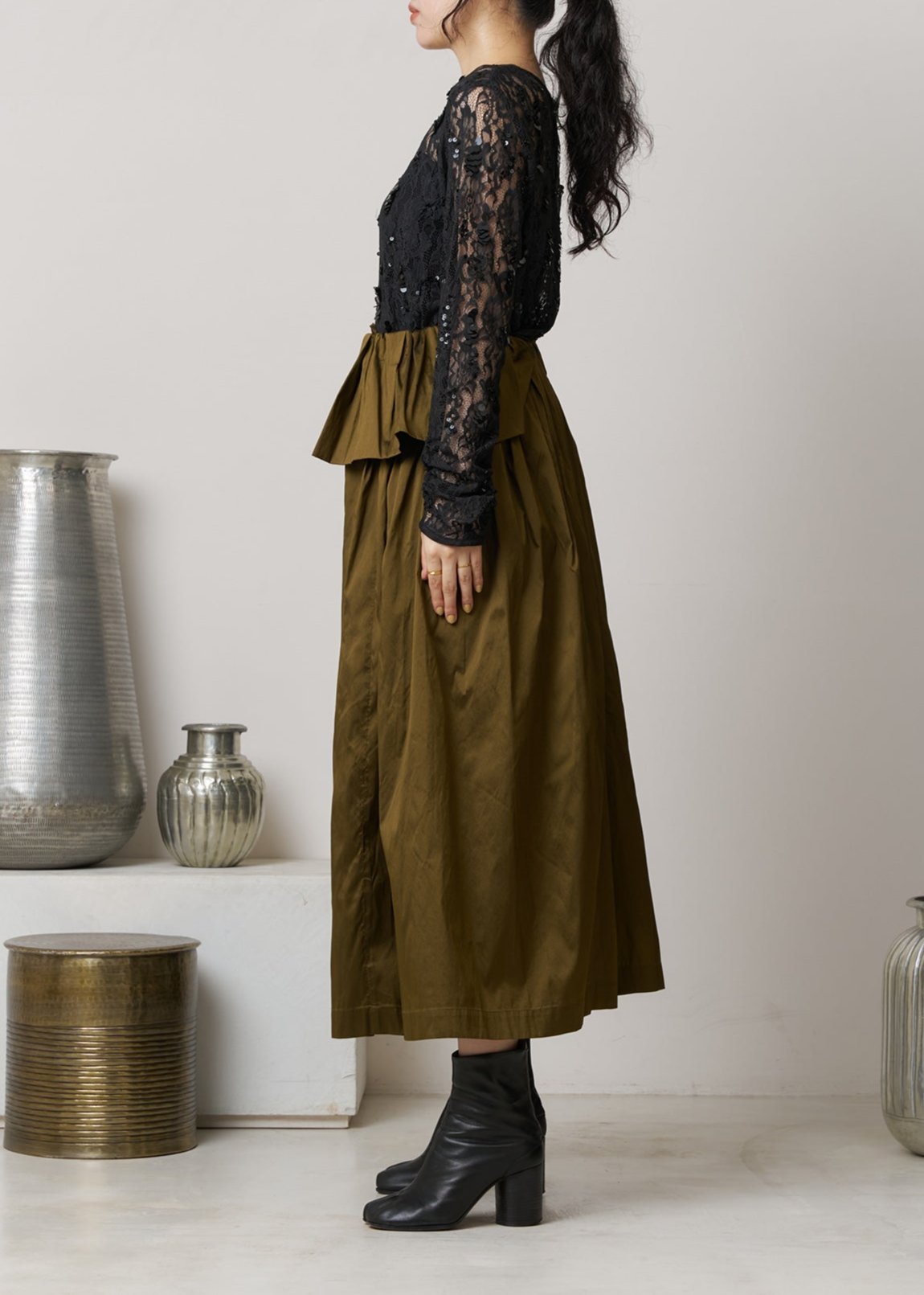 Srideri Frill Waist Skirt