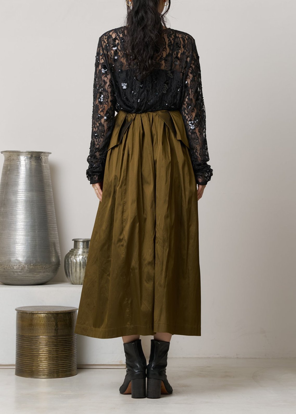 Srideri Frill Waist Skirt