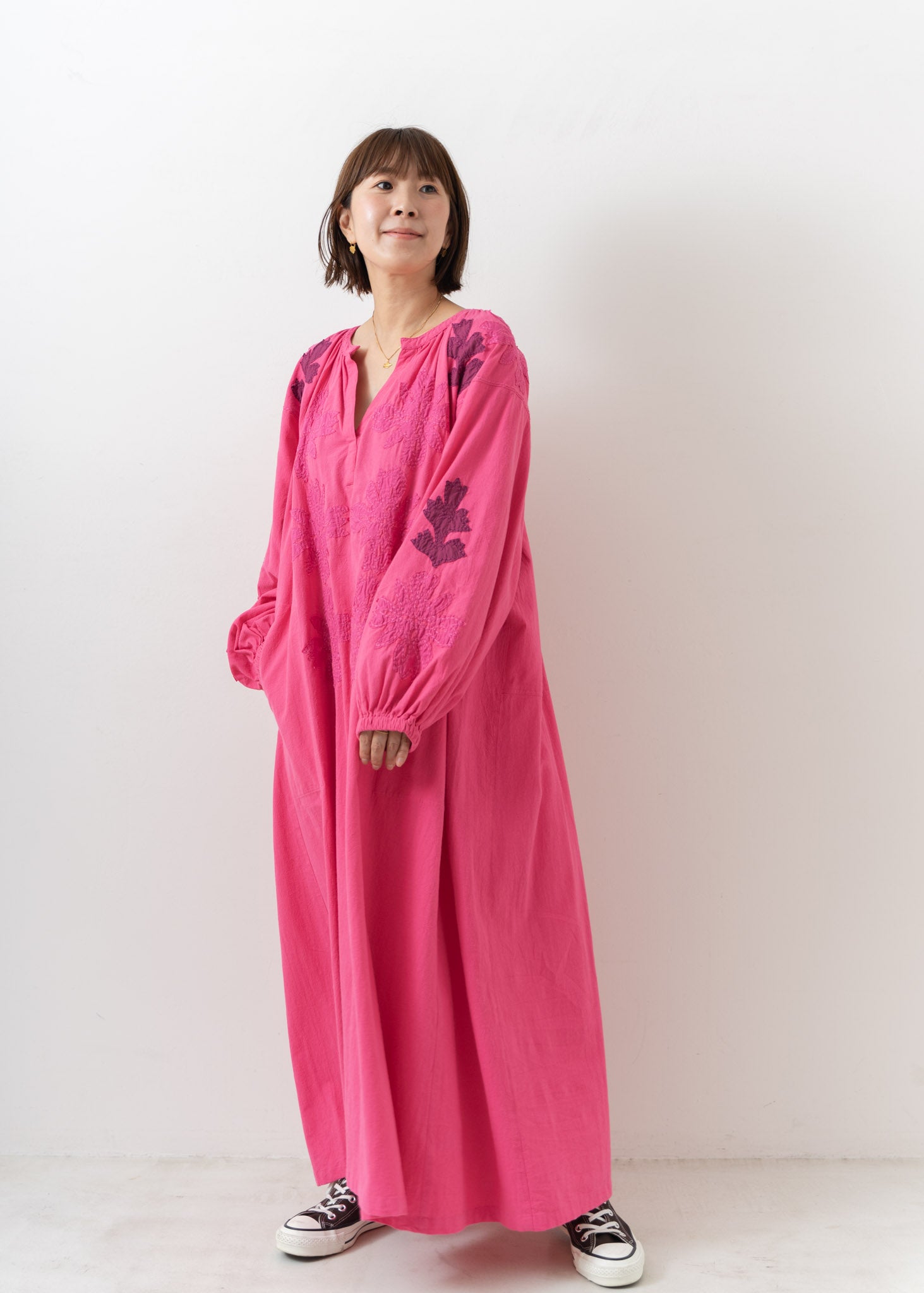 ✅フォロー割をはじめましたKANEKO ISAO/leopard print cotton dress