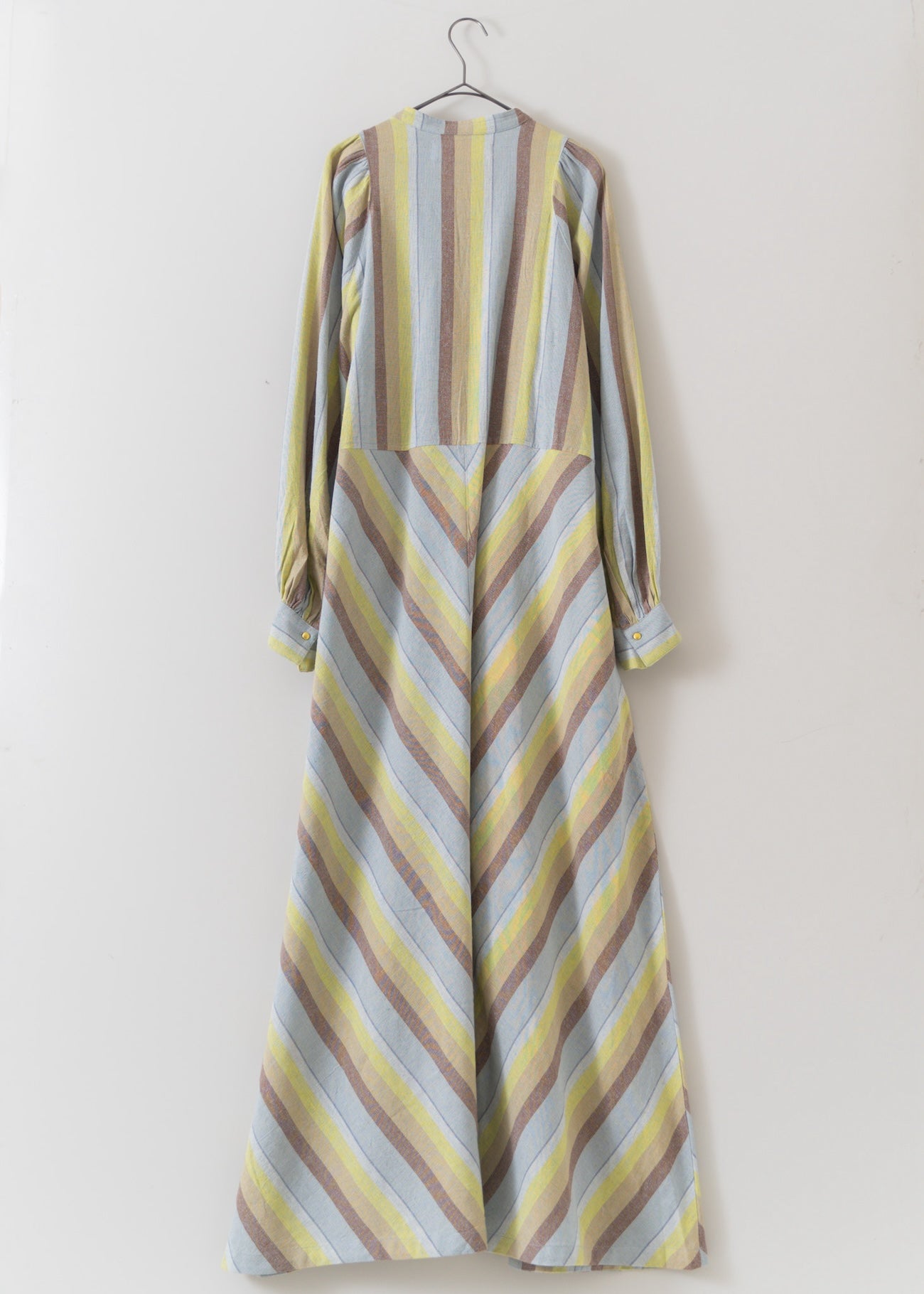 Wide Stripe Diagonal Dress