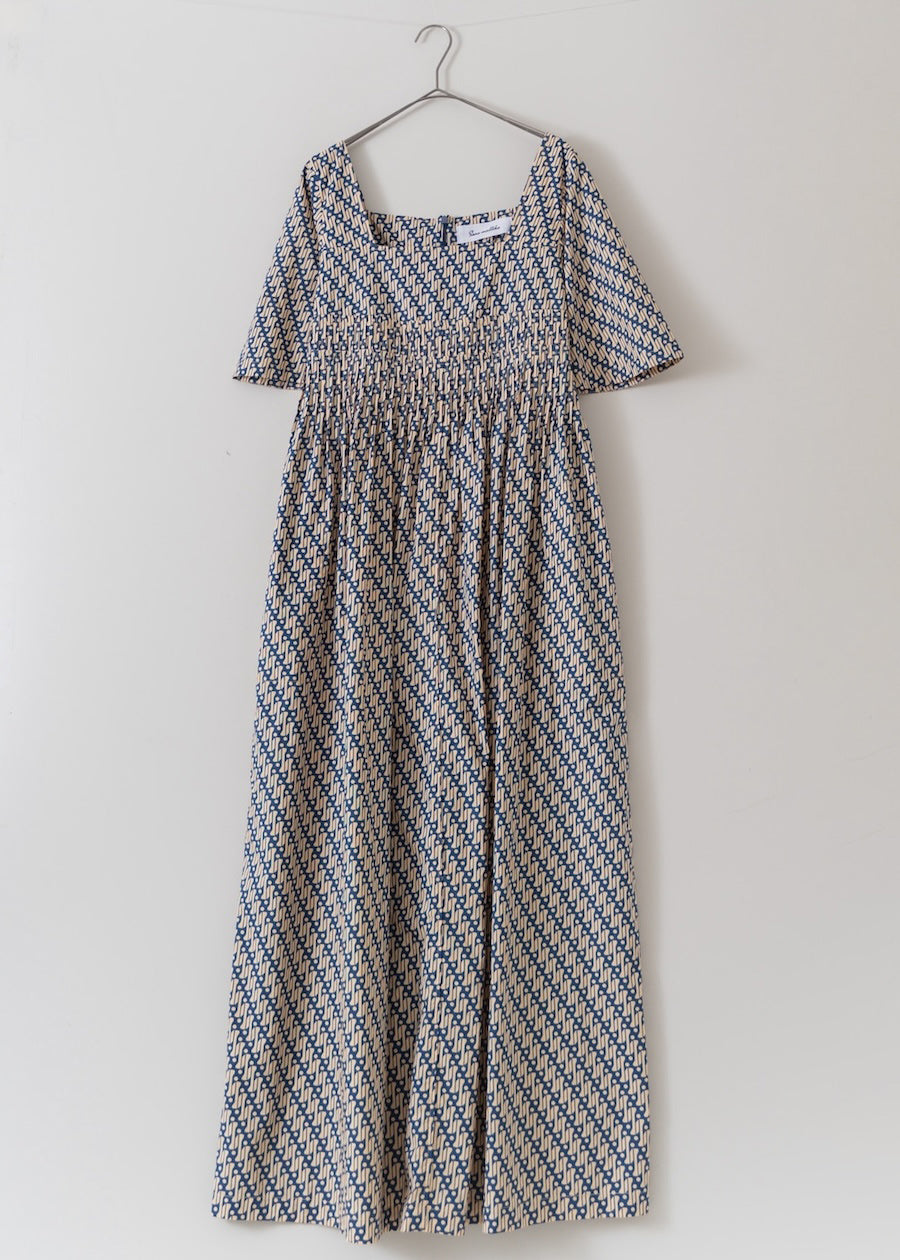 【3/6発売】Geometric Pattern Sleeve Dress