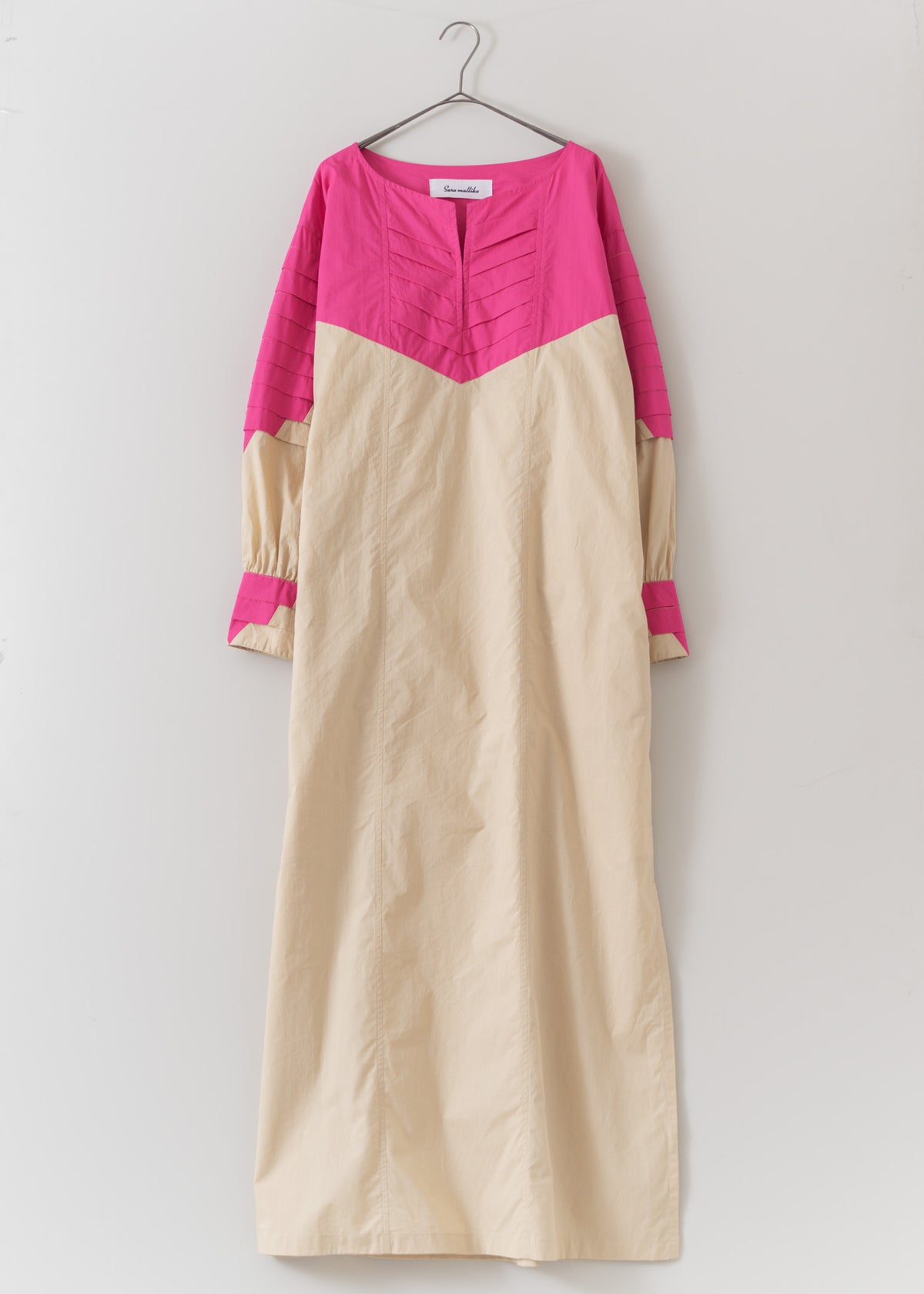 Tuck Hand Patchwork Dress