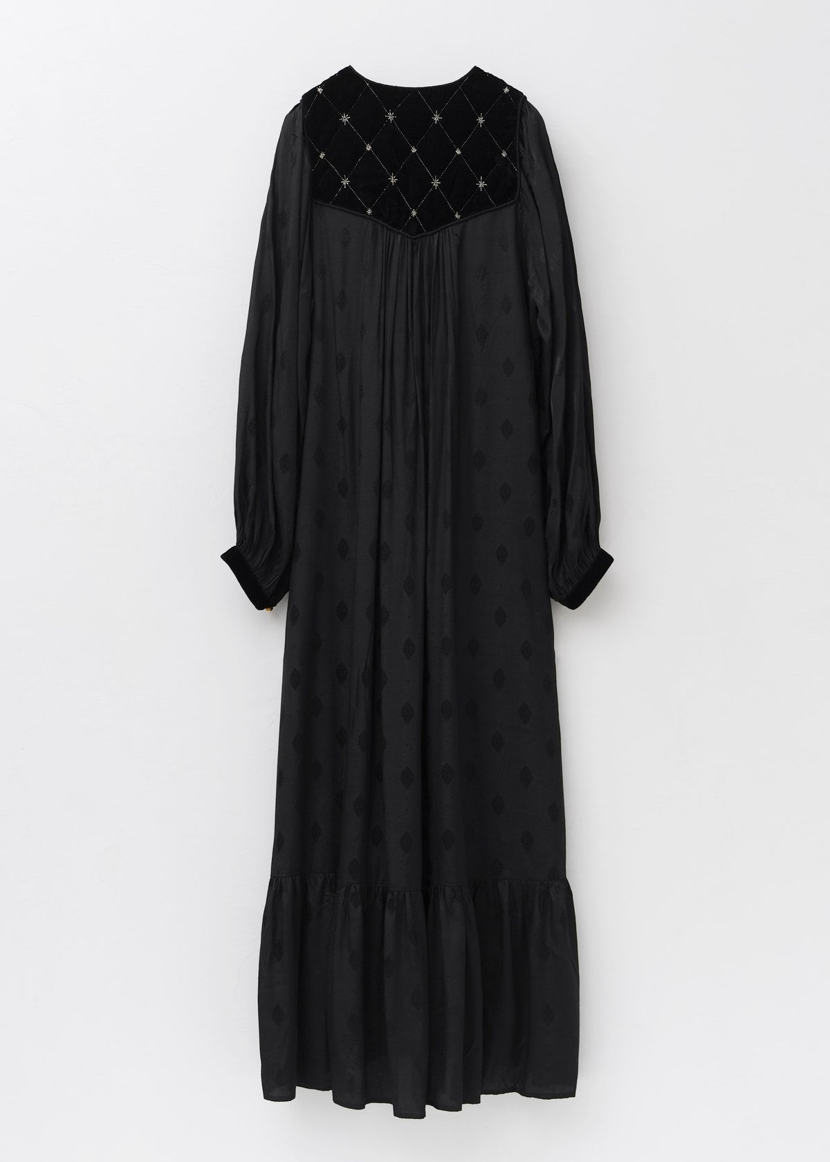 Velvet Beads Embroidery Dress