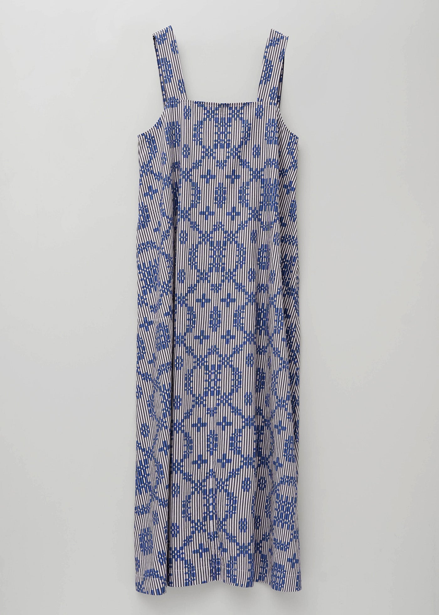560nicoさんへ Cotton Flower Signal Print Sleeveless Dress | Pasand by ne Quittez