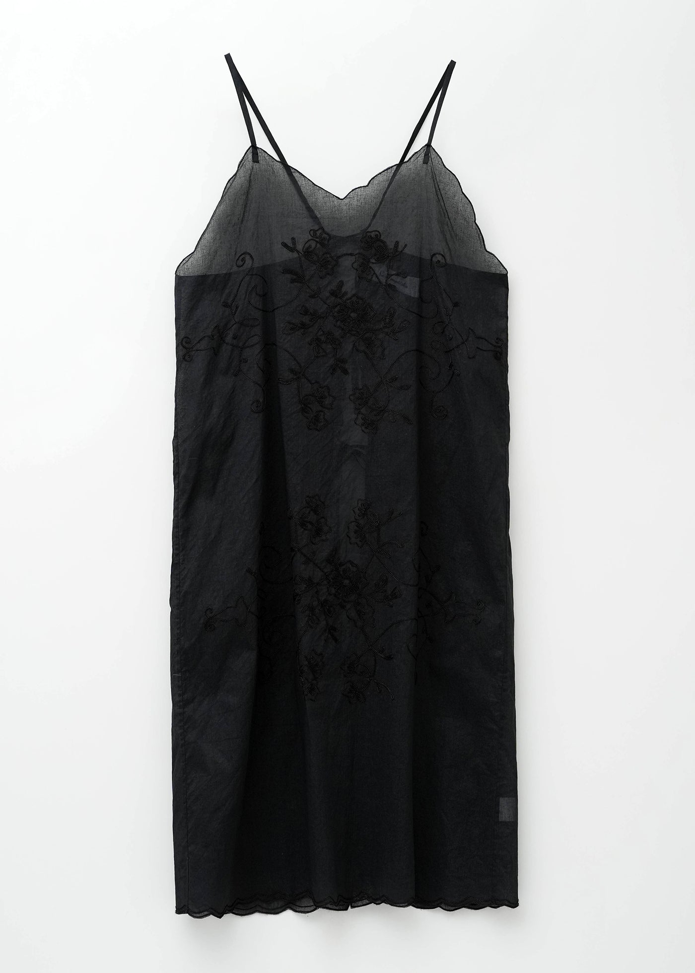 Organza Aari Embroidery Cami Dress