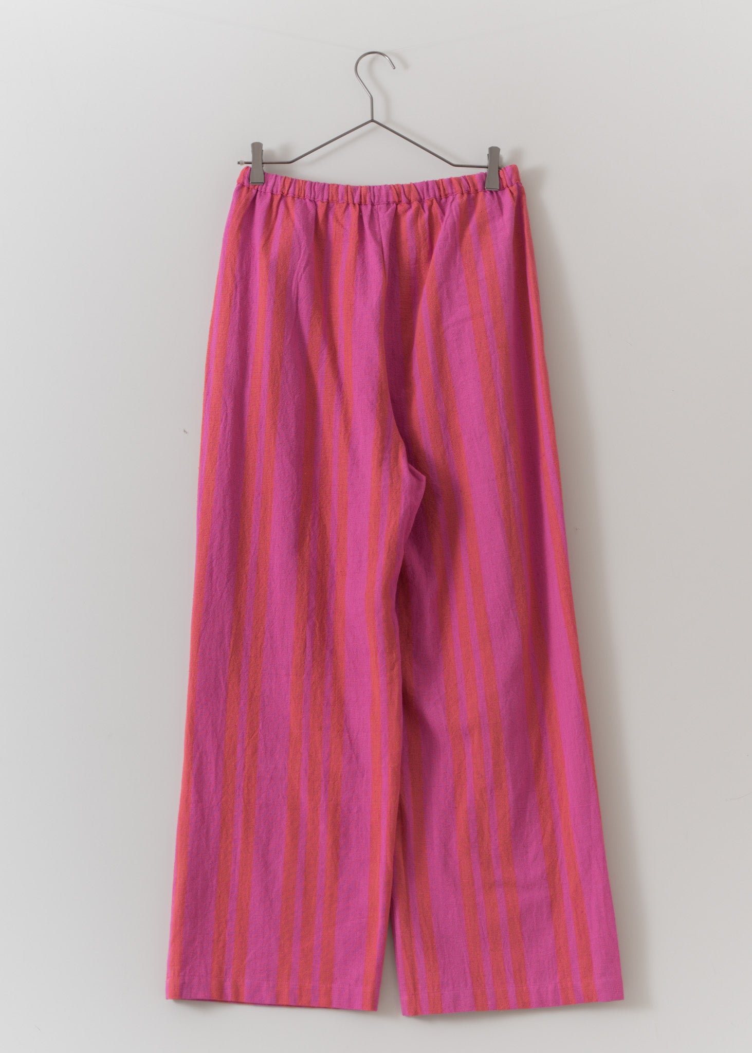 Wide Stripe Relax Tuck Pants