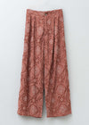 【9/24 10時発売】Satin Ribbon Embroidery Pants