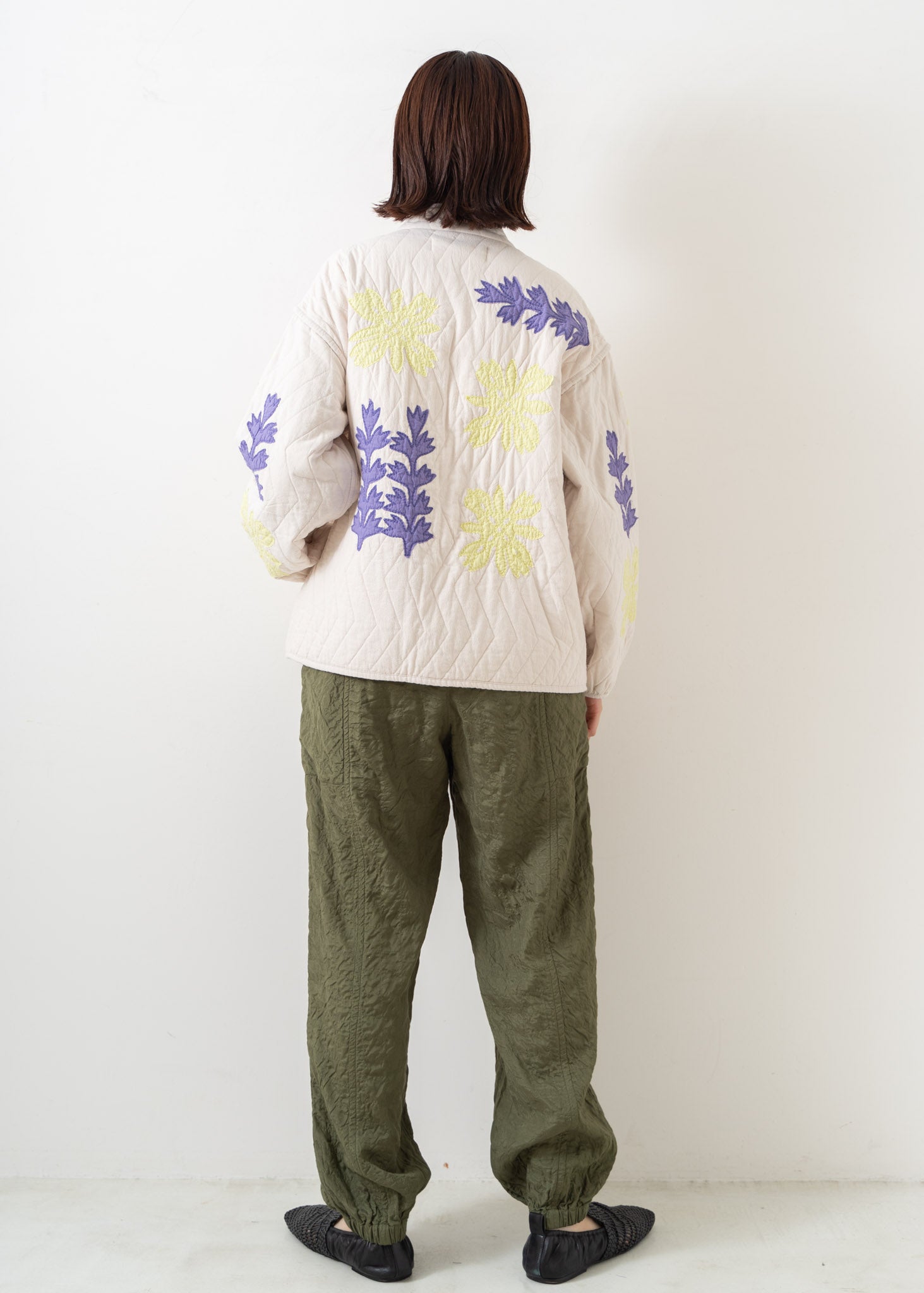 Cotton Flower Patchwork Jacket | Pasand by ne Quittez pas | パサンドバイヌキテパ