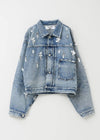 Sequins Embroidery Denim Jacket