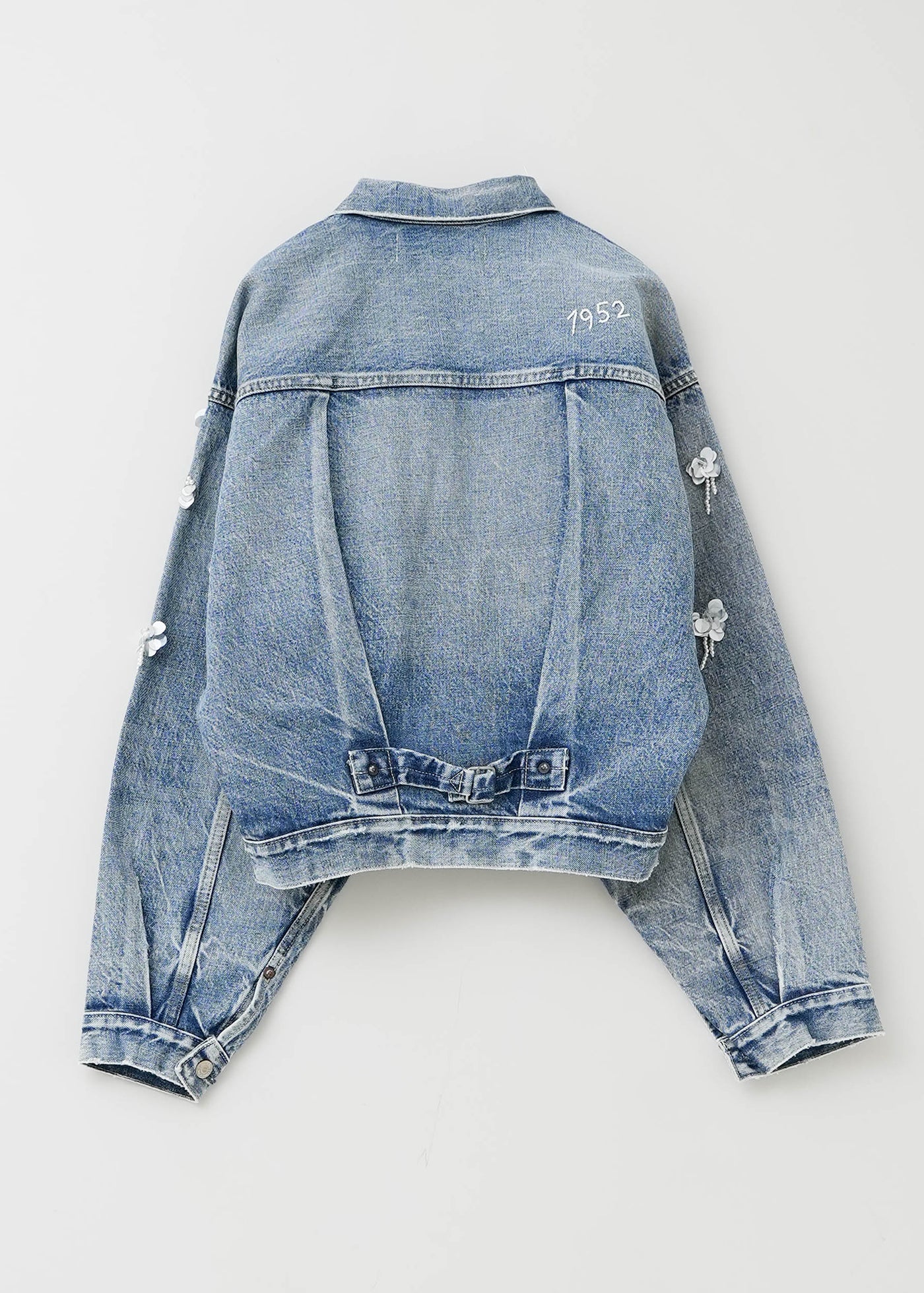 Sequins Embroidery Denim Jacket