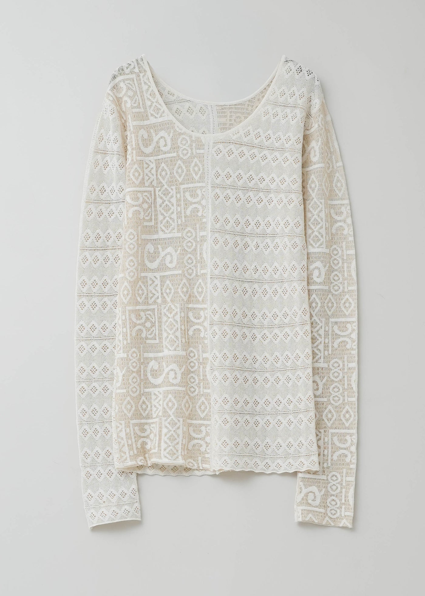 Double Lace Knit Top